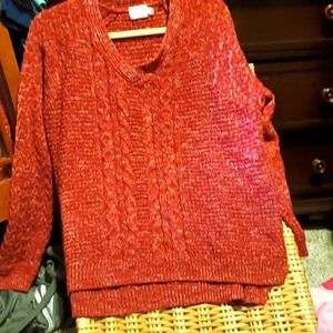 Red sweater